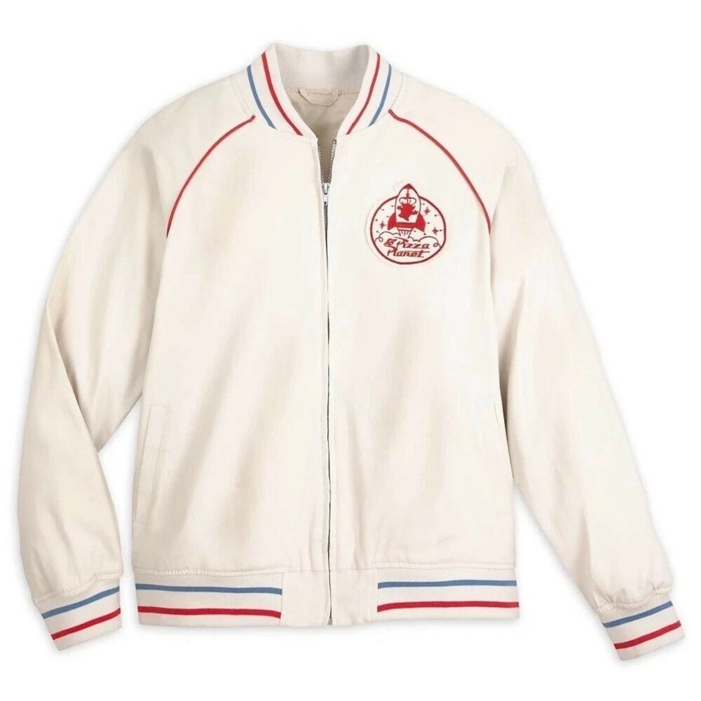 TOY STORY PIZZA PLANET ZIP‎ UP JACKET Bomber - Brand New Retro Style XXL